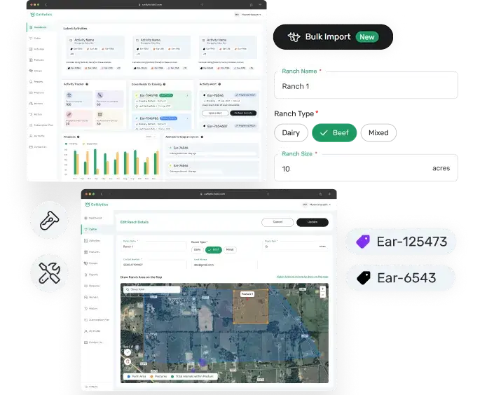 dashboard image showcasing farm mapping software