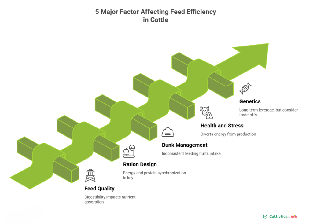 The 5 Biggest Levers That Move Feed Efficiency