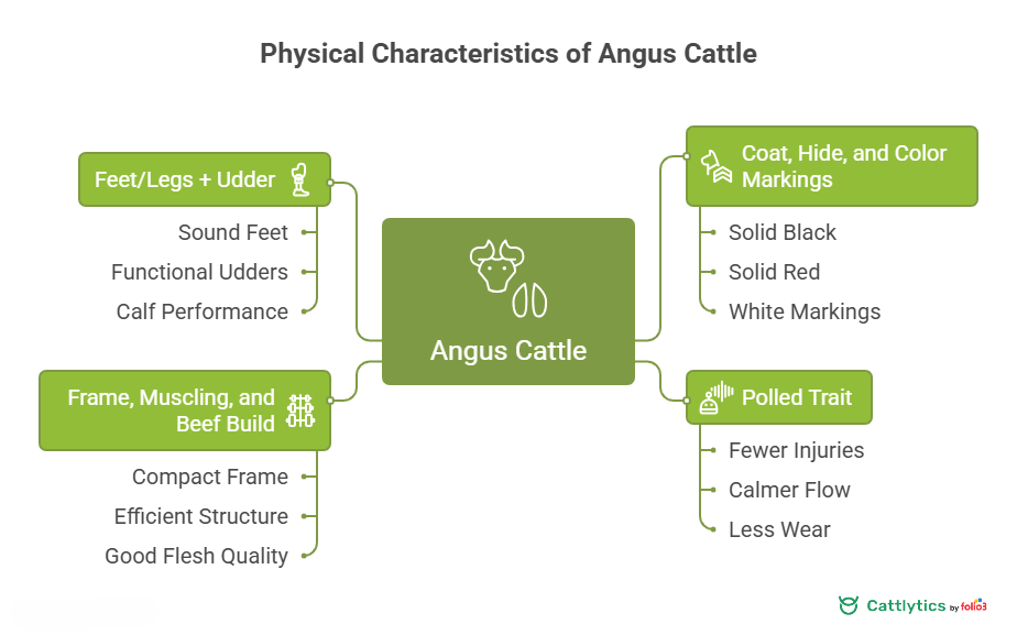 Physical Characteristics of Angus Cattle