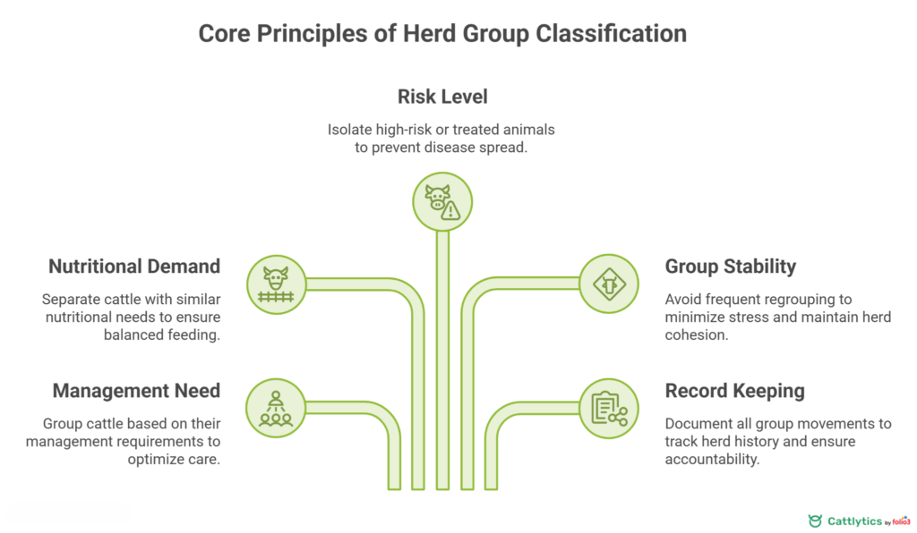Core Principles of Herd Group Classification