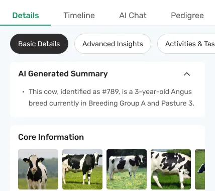 AI Chatbot for Cattle Health and Performance Insights