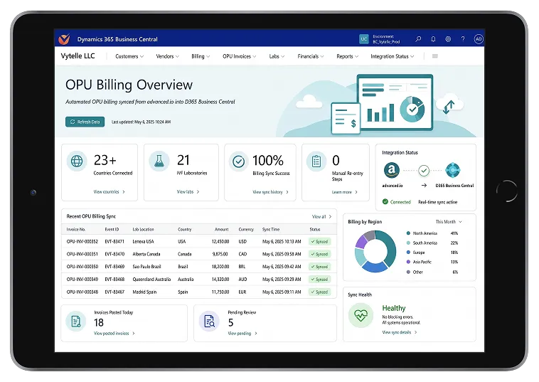 Vytelle Automates OPU Billing Across a Global IVF Operation